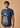 Goan Blue Printed Organic Cotton Classic Tee For Men Online