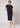 Navy Blue Organic Cotton T-Shirt Midi Dress For Women Online
