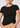 Noir Black Organic Cotton Slim T Shirt For Women Online