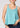 Sky Blue Flared Organic Cotton Tank Top For Women Online